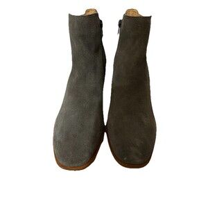 Lucky Brand LK-LILYE Gray‎ Suede Leather Ankle Boots Womens Size 9M